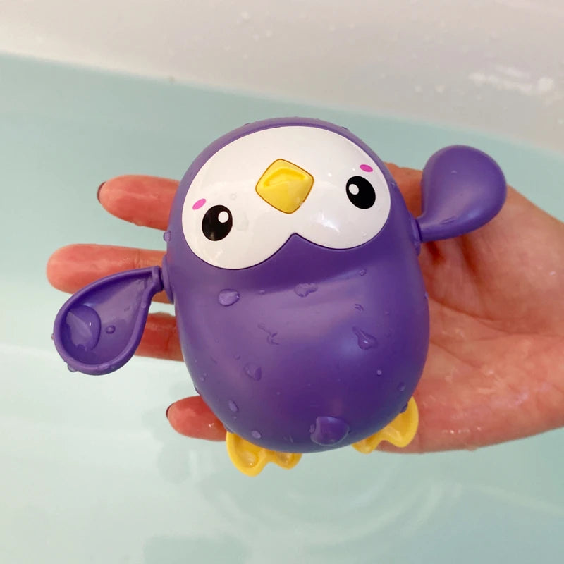 Juguete de Baño con Rociador de Agua – Patito o Pingüino para Bebés y Niños