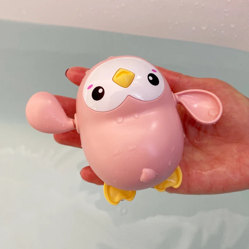 Juguete de Baño con Rociador de Agua – Patito o Pingüino para Bebés y Niños